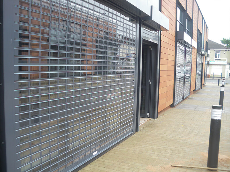 punched roller shutter